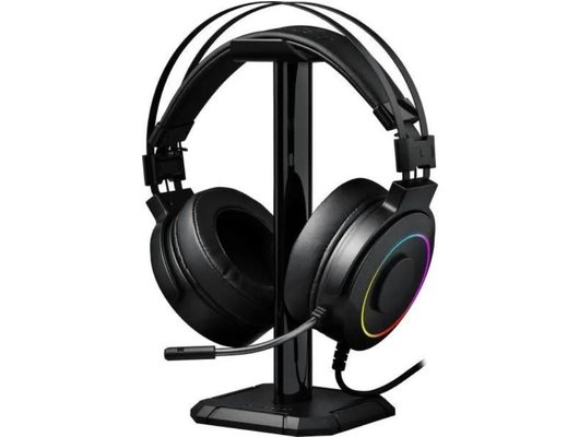 Игровые наушники проводные Redragon Lamia 2 черный/красный + подставка